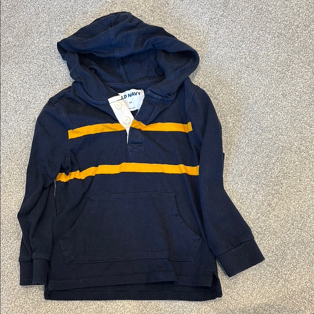 Old Navy: Navy and Yellow Hoodie